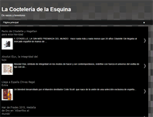 Tablet Screenshot of lacocteleriadelaesquina.com